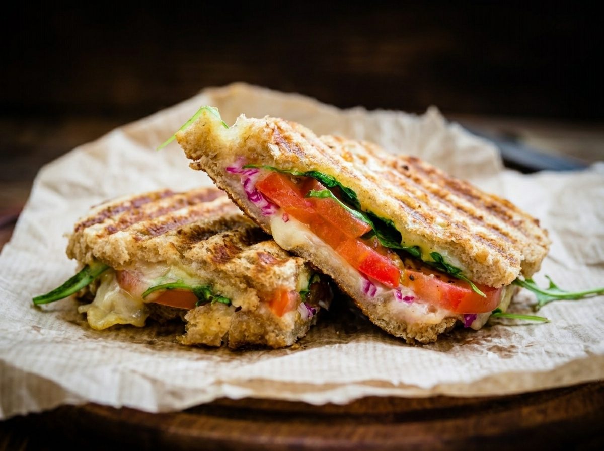 Grilled panini at Nonnas Sevenoaks